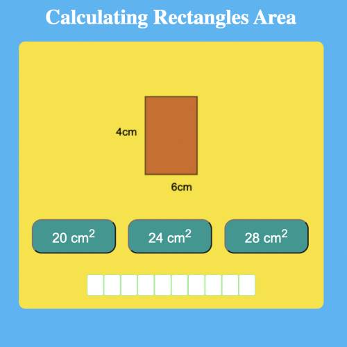 calculating rectangles area