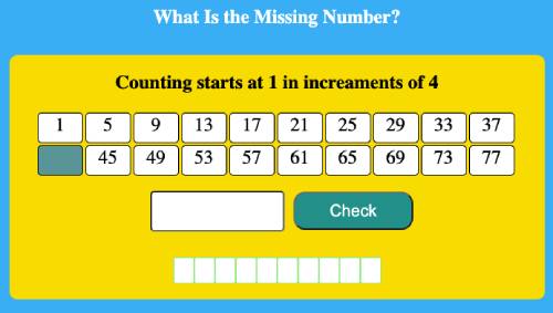 Practice Counting – Increments of 4