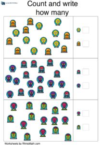 count aliens worksheets v2