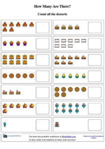 counting desserts 1 to 10 practice-v1