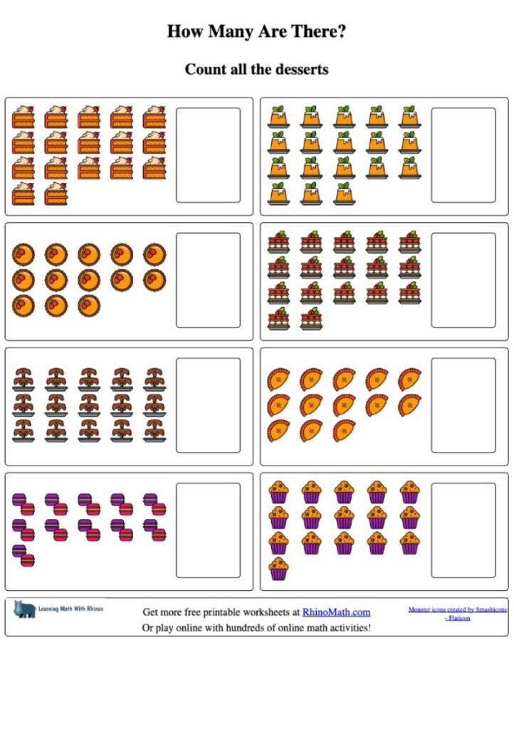 counting desserts 10 to 20 practice-v3