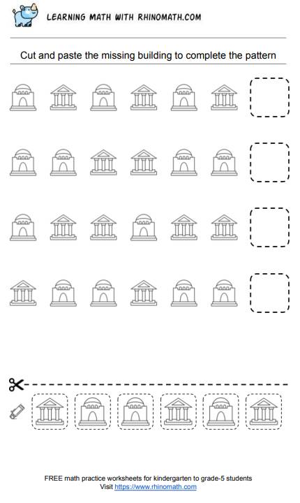 Read more about the article Patterns of shapes Worksheets – Page 16