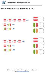 multiplication table puzzles - page 2