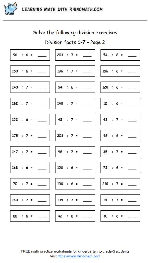 Read more about the article Dividing by 6 and 7 – page 2