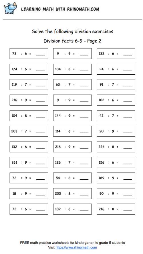 Read more about the article Dividing by 6 and 9 – page 2