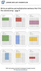 multiplication with arrays - page 5