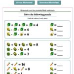 addition and subtraction puzzle maker